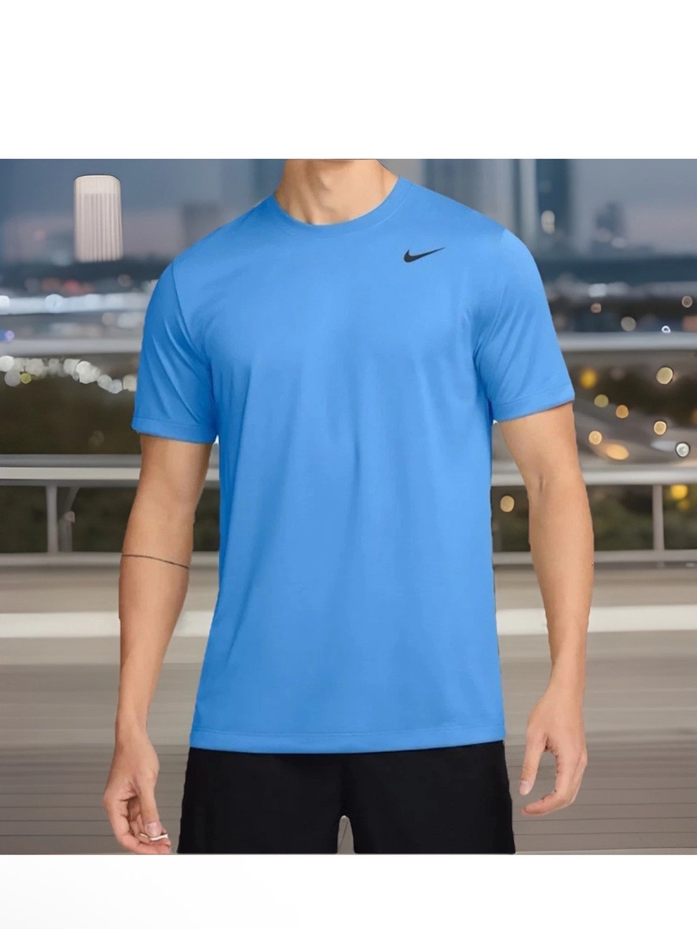 Nike Men’s Dri-fit Legend Fitness Training T-shirt Blue Size 2XL New